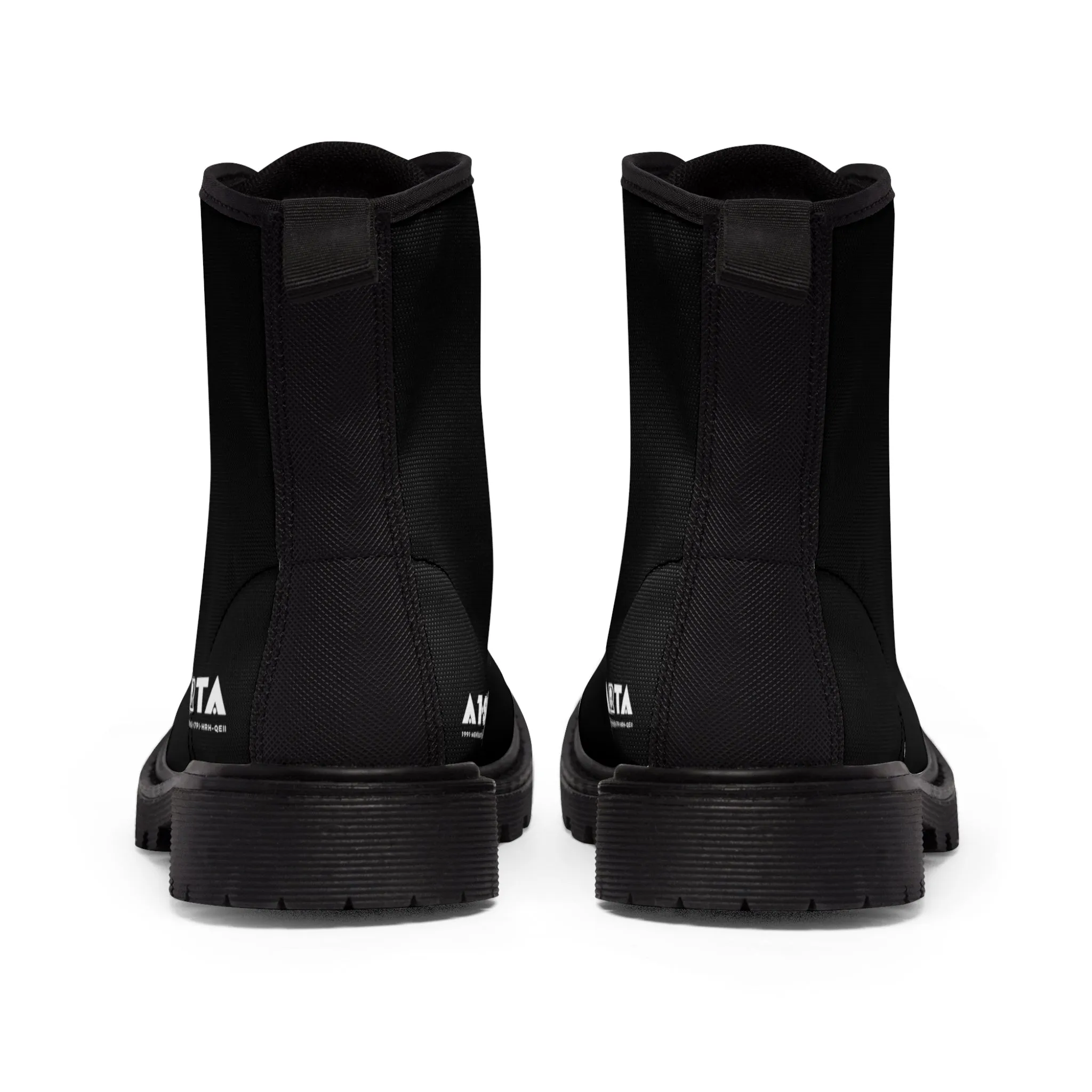 A1-Peace Sparta  Light Brown Canvas Boots AOP