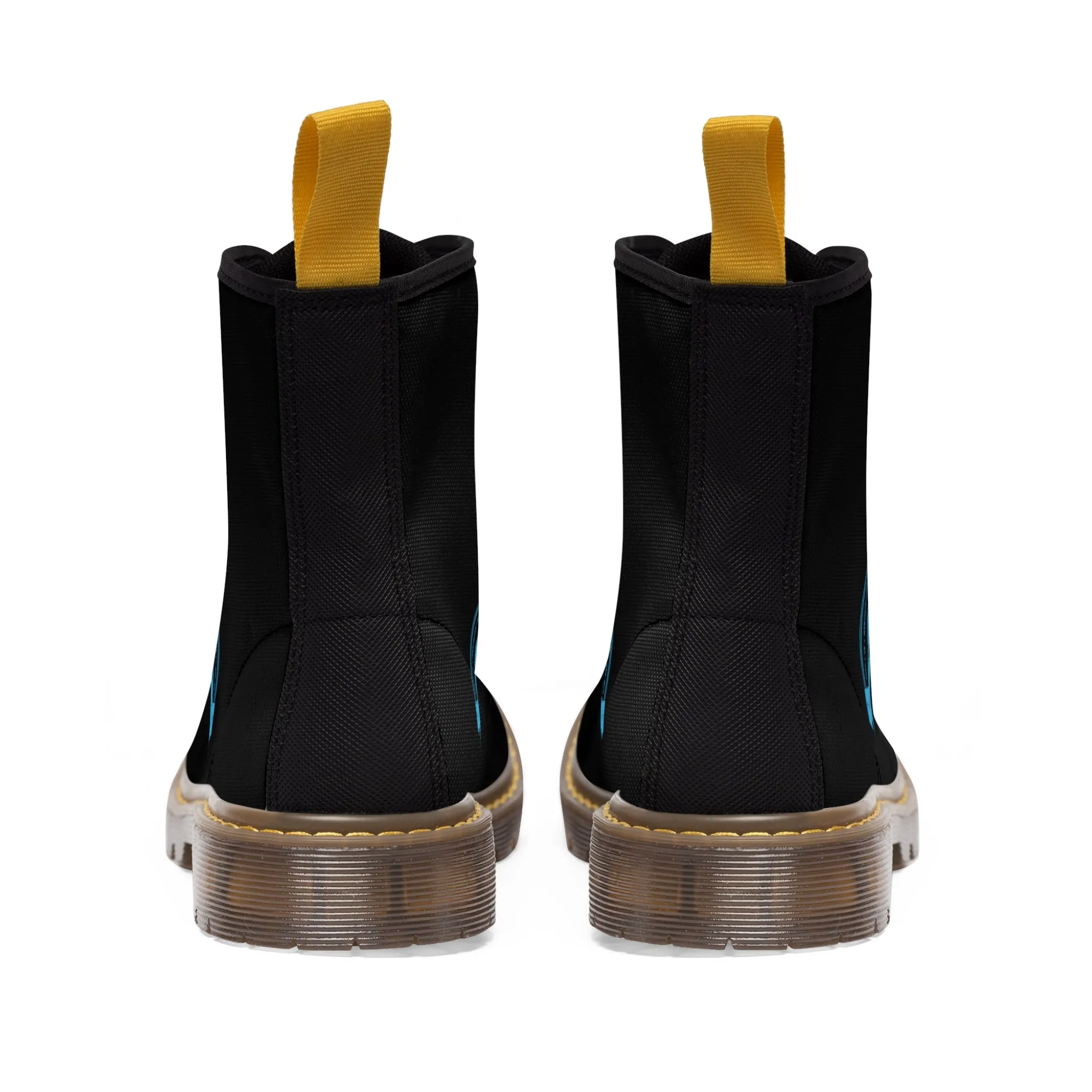 A1Who Dares Wins Black Canvas Boots