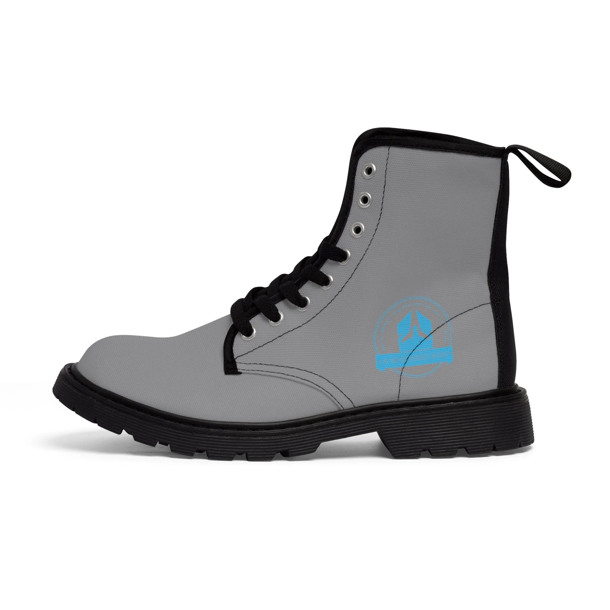 A1Who Dares Wins  Grey Canvas Boots