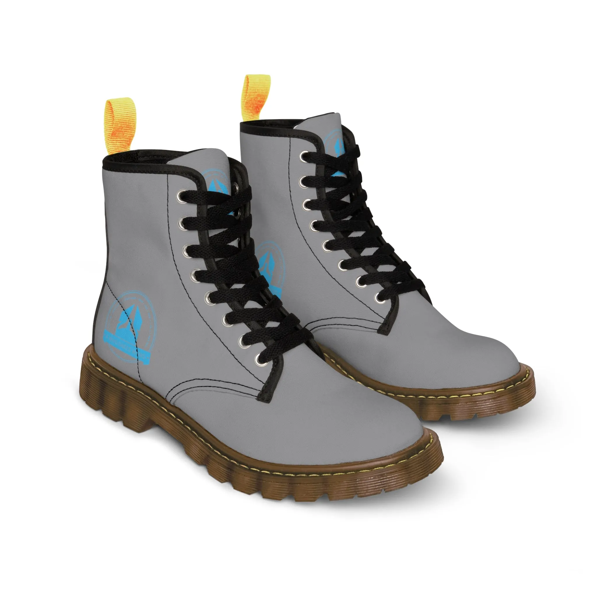 A1Who Dares Wins  Grey Canvas Boots