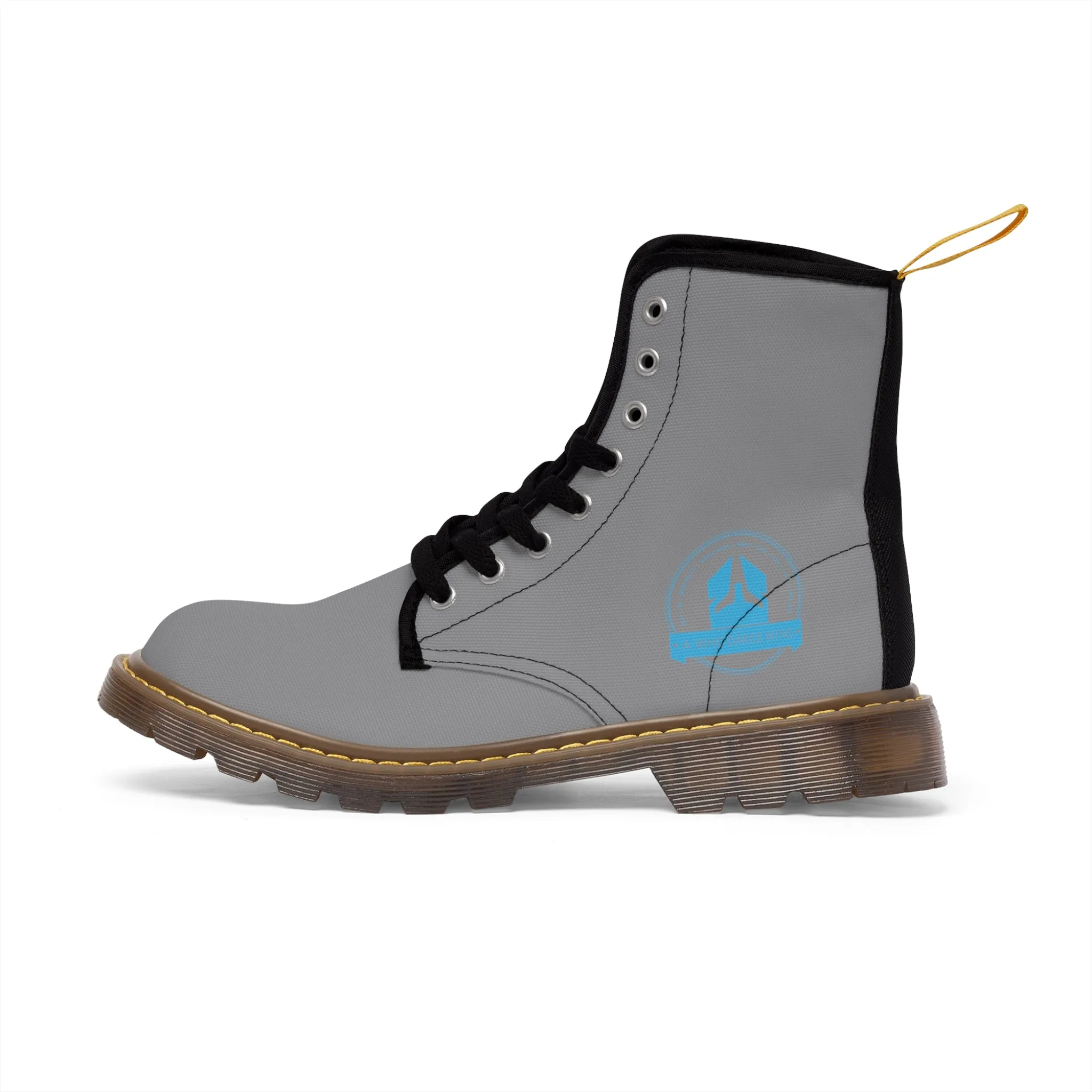 A1Who Dares Wins  Grey Canvas Boots