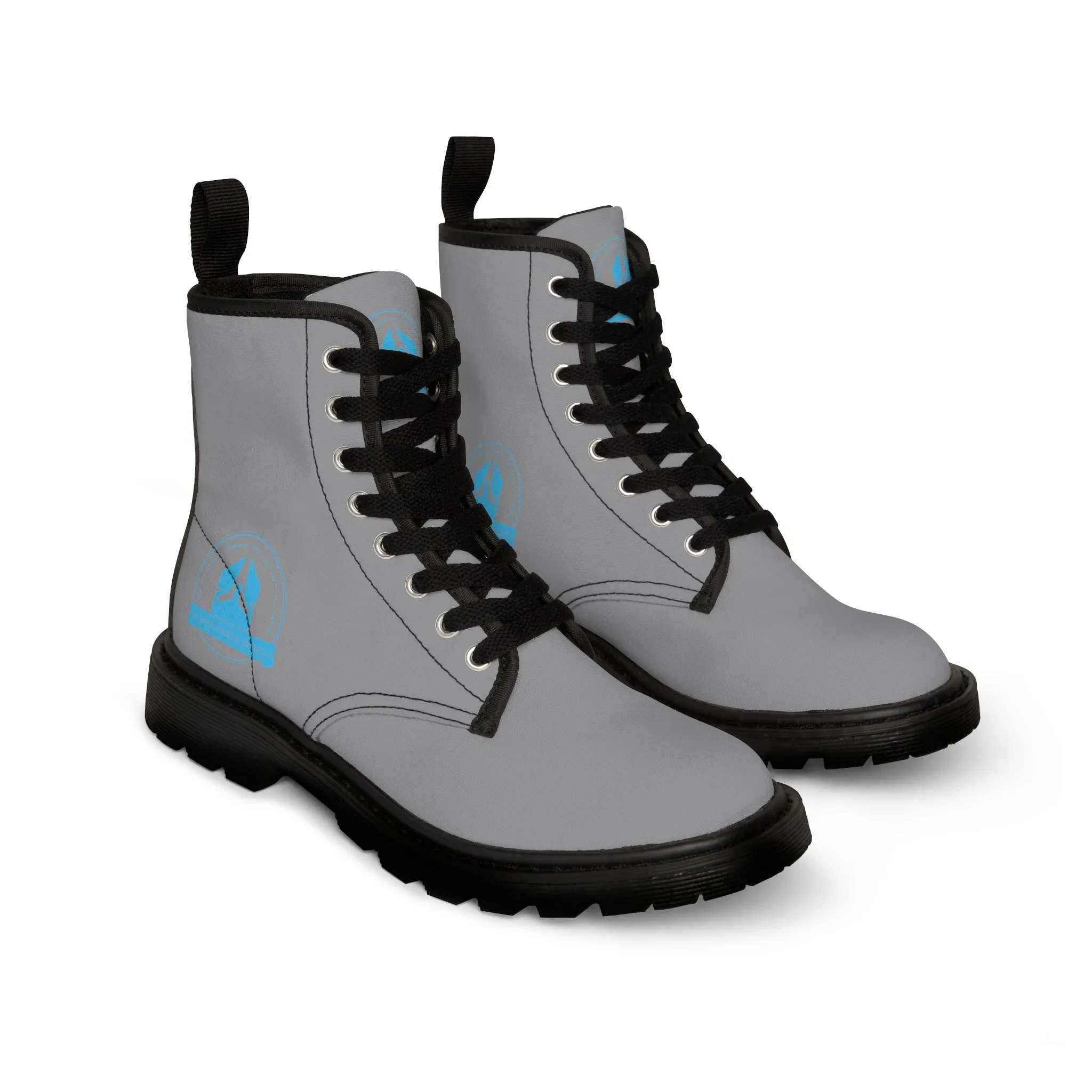 A1Who Dares Wins  Grey Canvas Boots