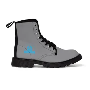 A1Who Dares Wins  Grey Canvas Boots