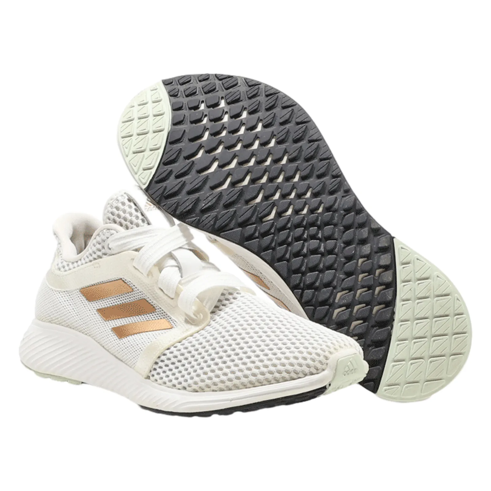ADIDAS Edge Lux Sneaker Trainers White Synthetic Womens UK 5