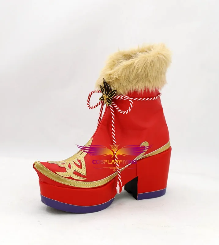 Anime LoveLive Sunshine Takami Chika Sakurauchi Cosplay Shoes Boots Custom Made for Adult Men and Women Halloween Carnival
