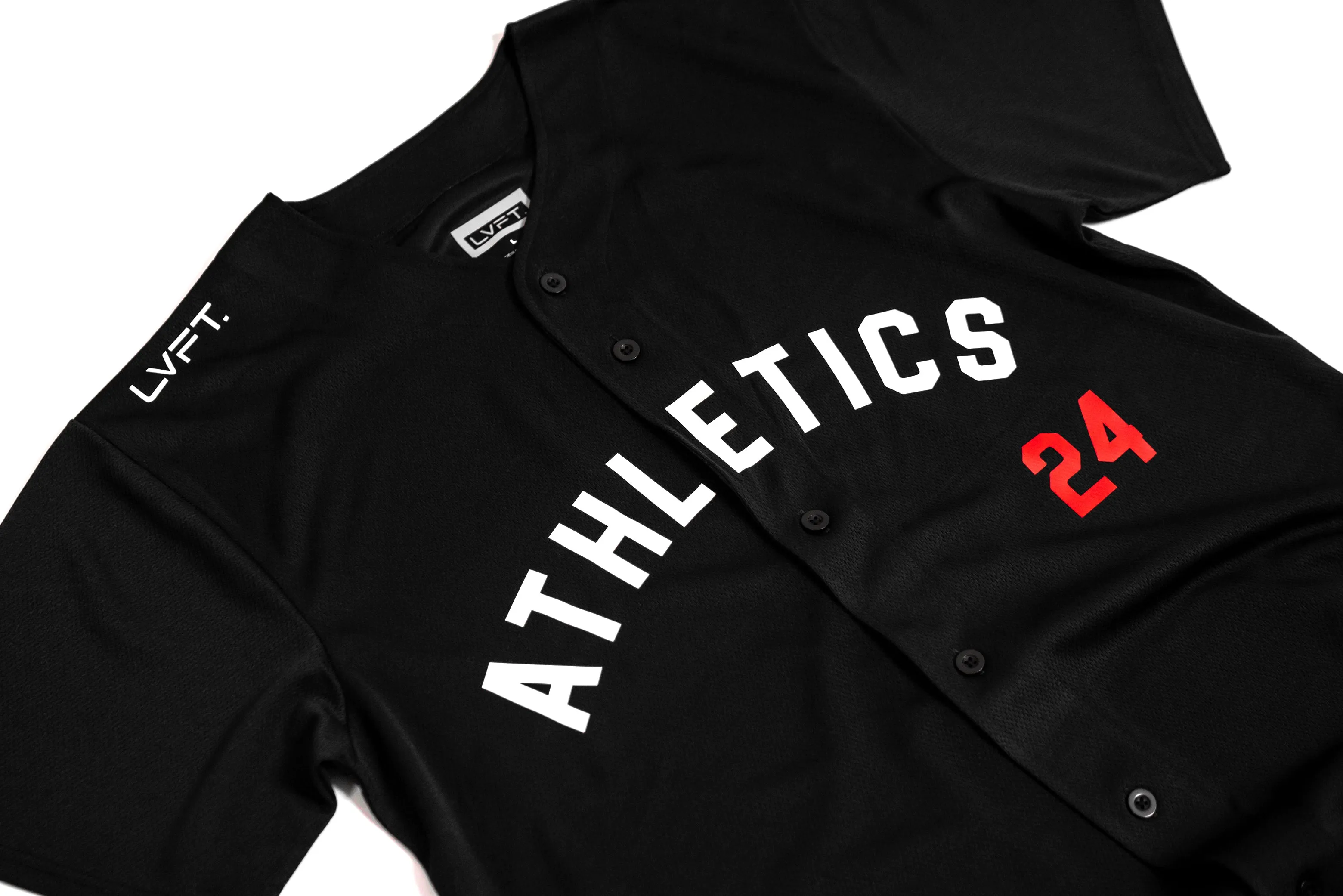 Athletics Baseball Jersey - Black