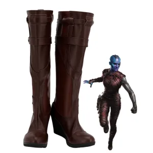 Avengers: Endgame Nebula Cosplay Shoes Boots Custom Made for Adult Men and Women