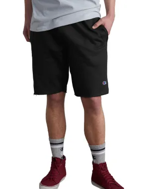 Champion-Reverse Weave Cut-Off Shorts-Black-89597