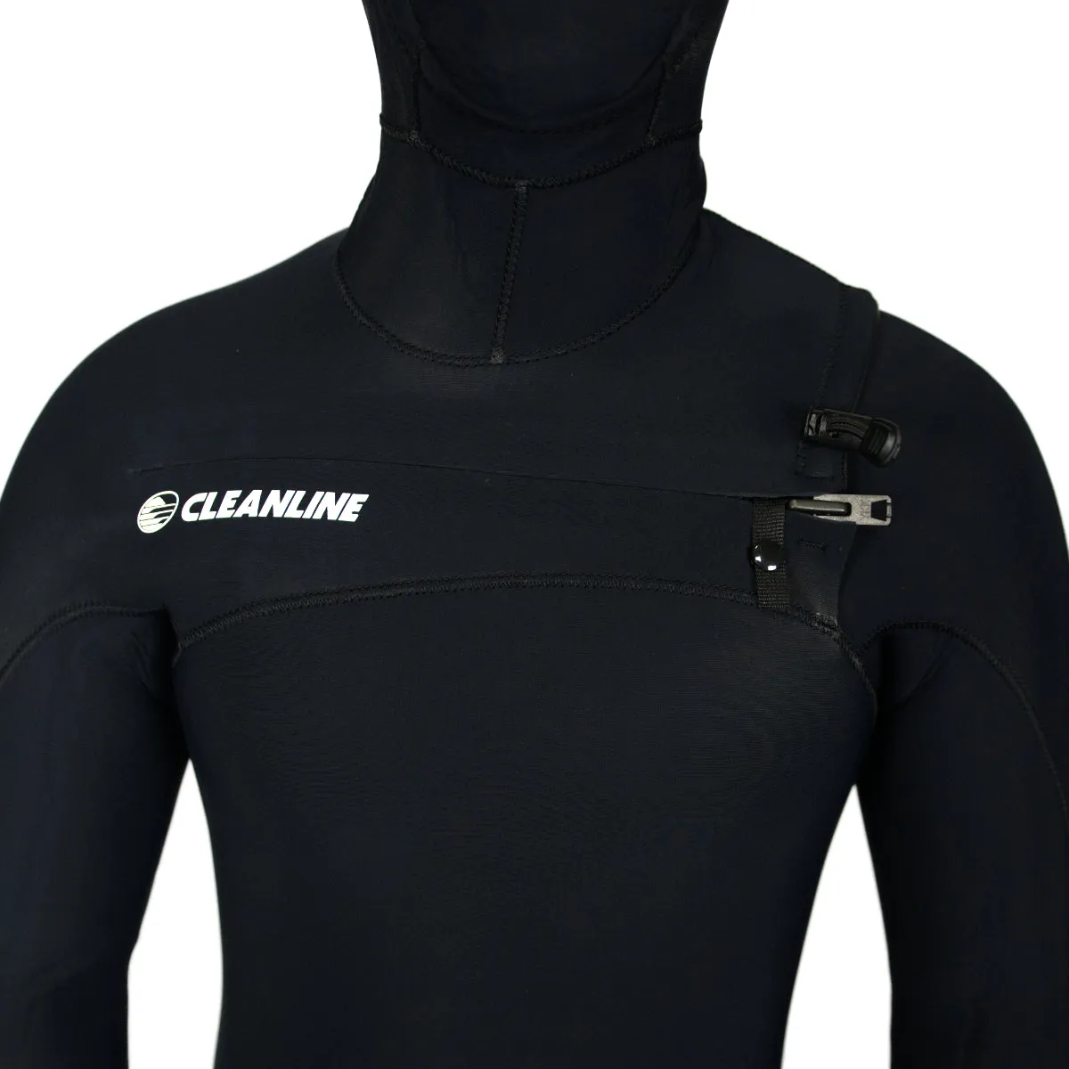 Cleanline 5/4 Hooded Chest Zip Wetsuit