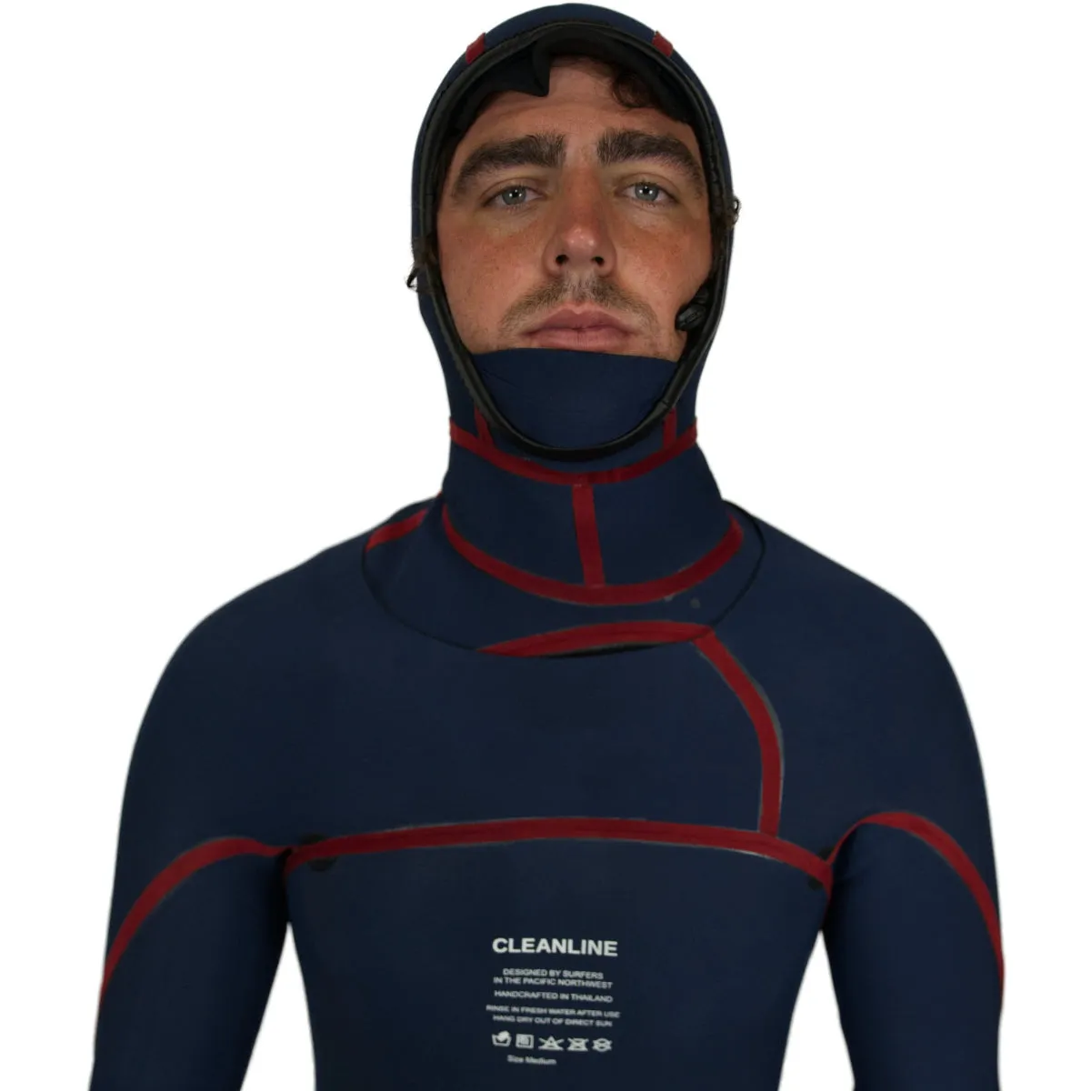 Cleanline 5/4 Hooded Chest Zip Wetsuit