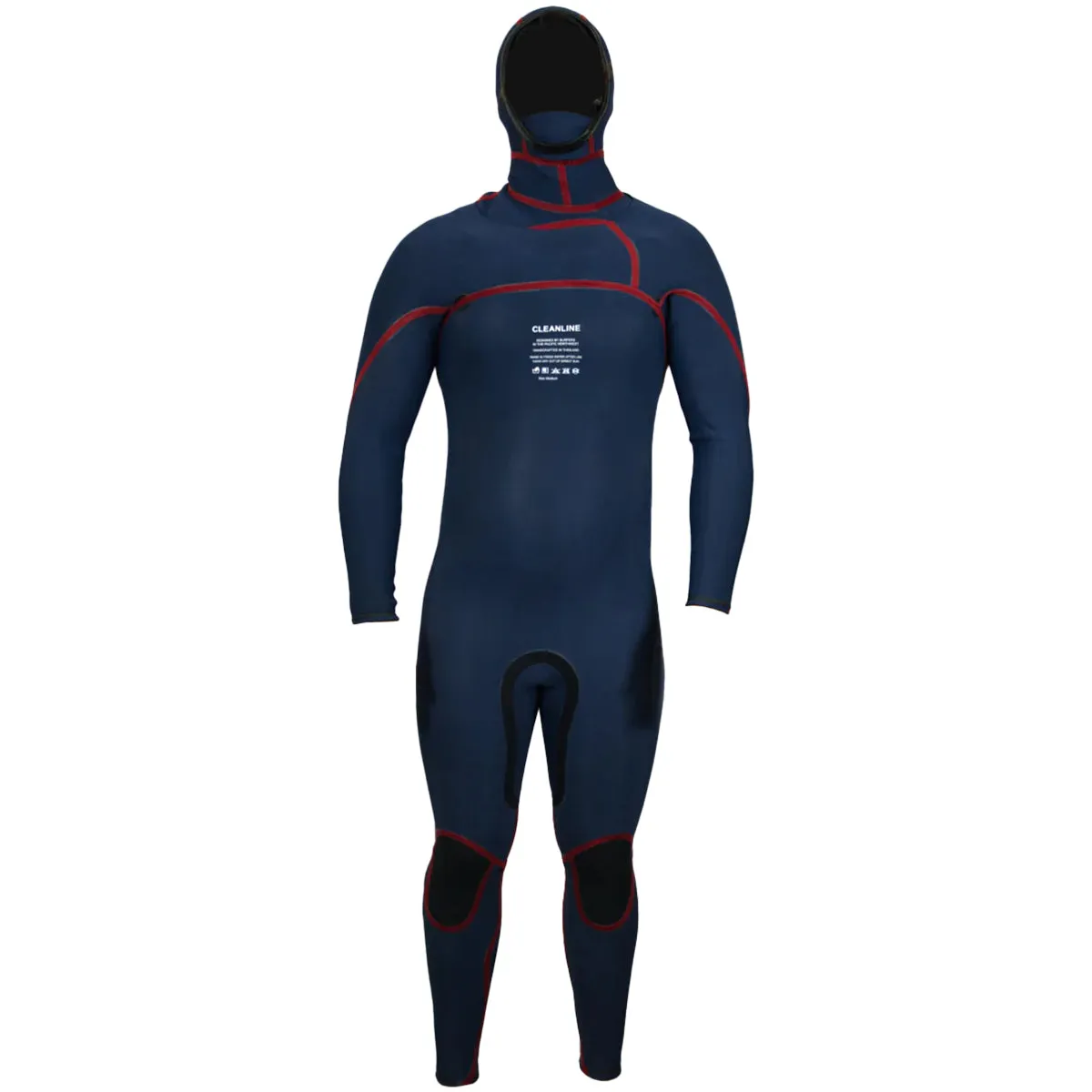 Cleanline 5/4 Hooded Chest Zip Wetsuit