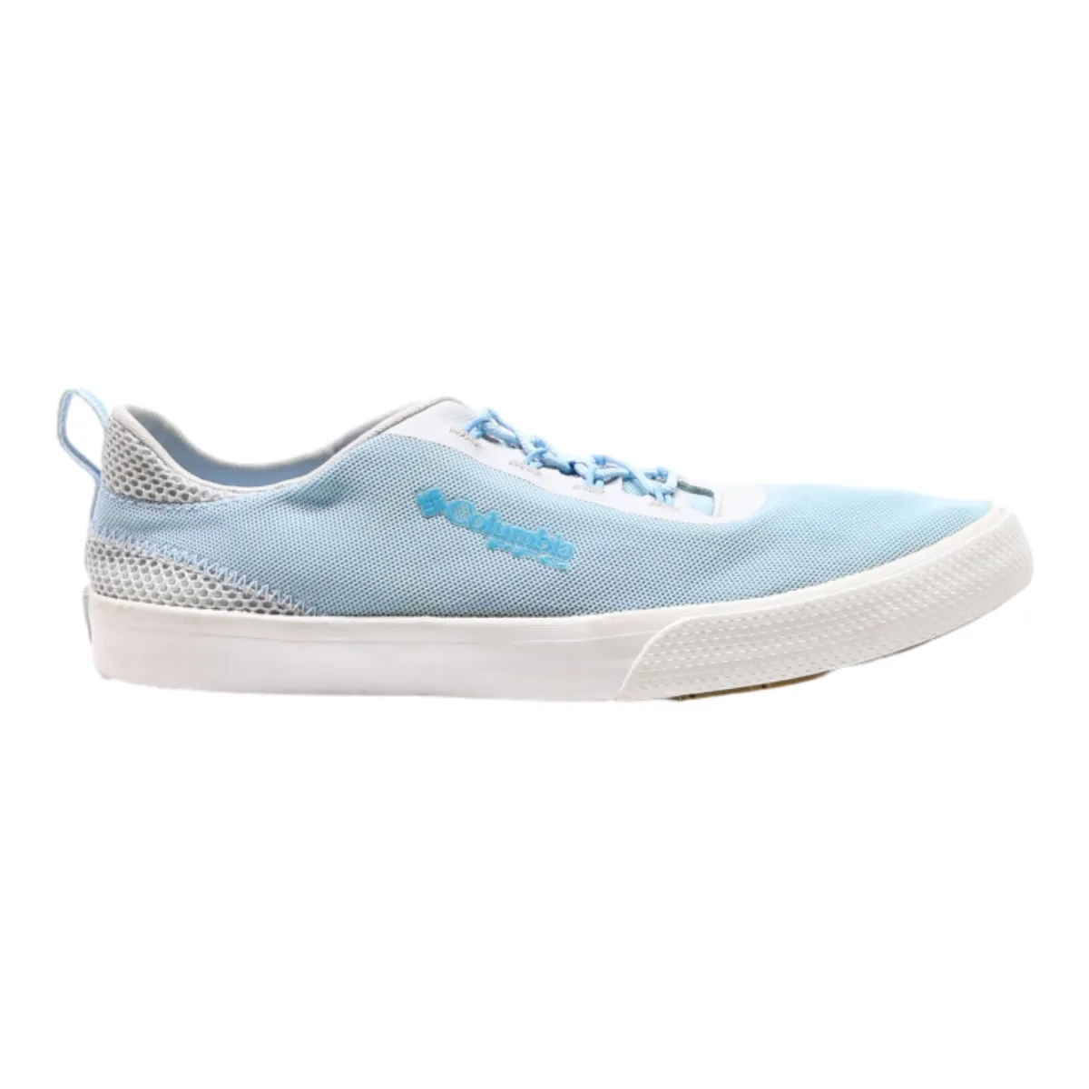 COLUMBIA Low Top Trainers Blue Canvas Womens UK 6.5