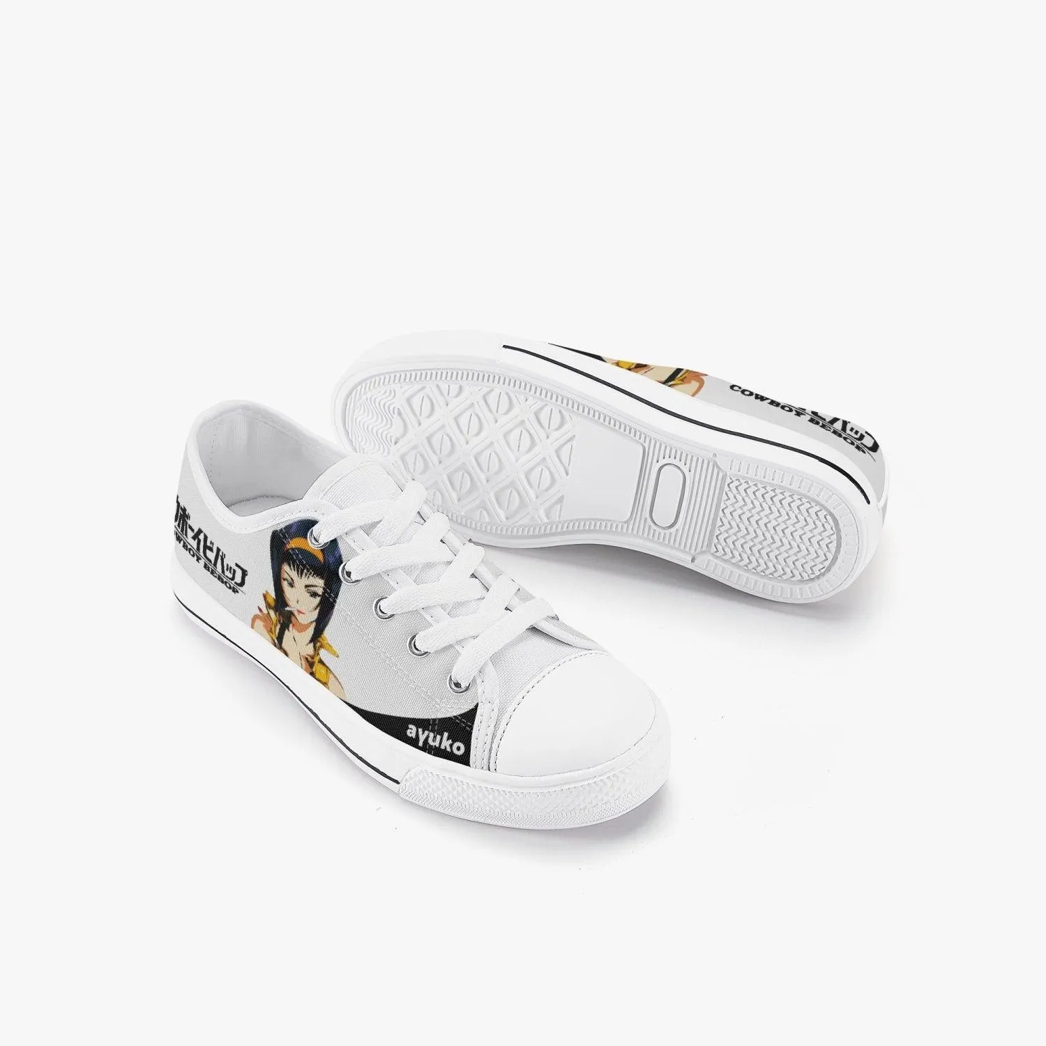 Cowboy Bebop Faye Valentine Kids A-Star Low Anime Shoes