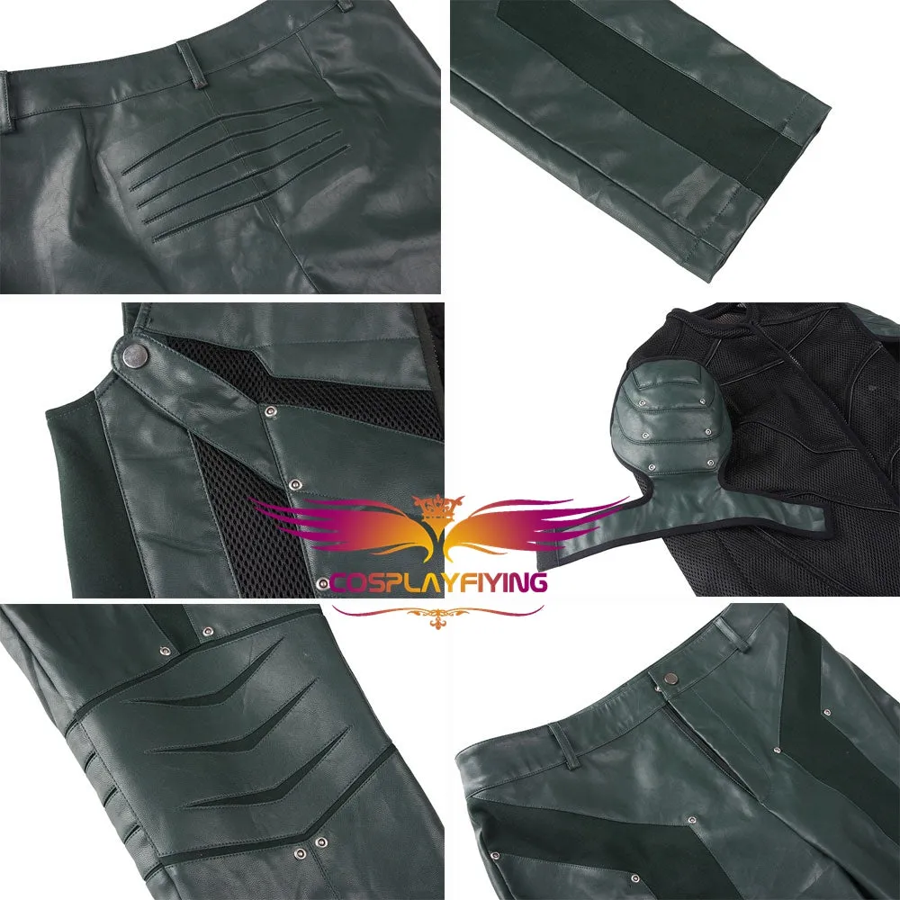 DC Comics Arrow Season 4 Green Arrow Oliver Queen Cosplay Costume for Halloween Carnival