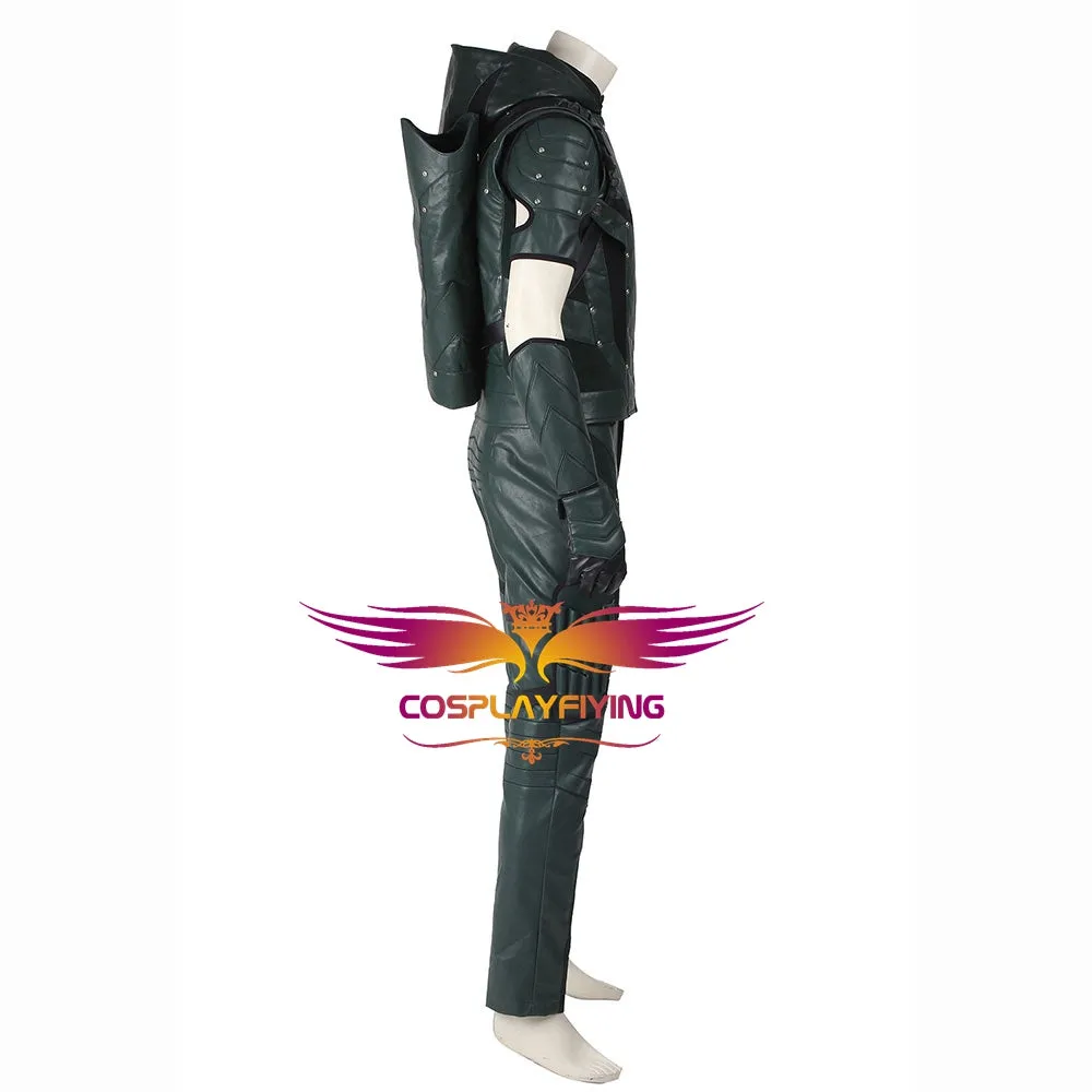 DC Comics Arrow Season 4 Green Arrow Oliver Queen Cosplay Costume for Halloween Carnival