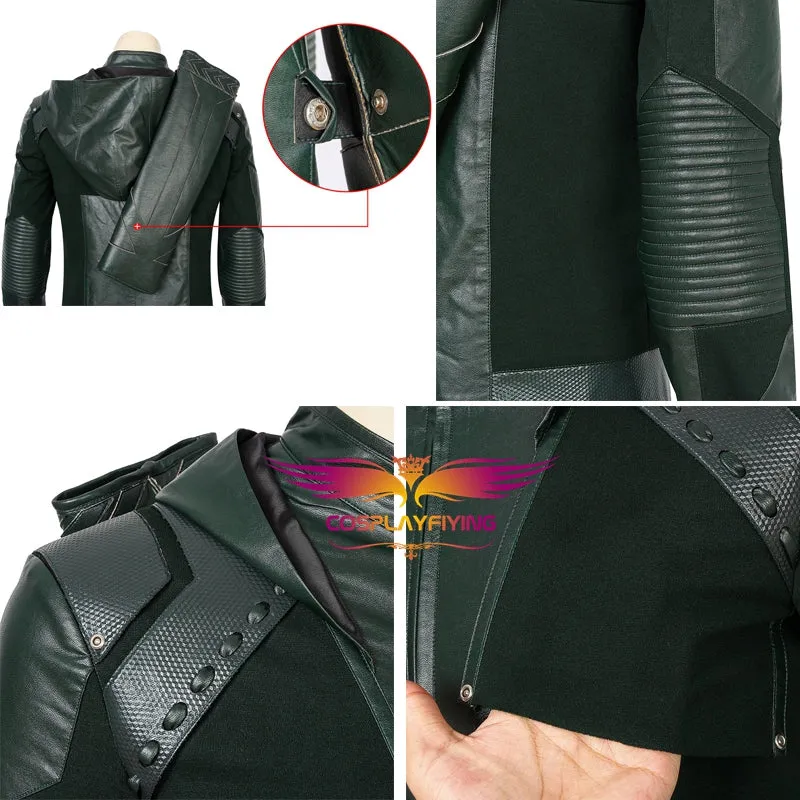 DC Comics Arrow Season 8 Arrow Green Arrow Oliver Queen Cosplay Costume for Halloween Carnival