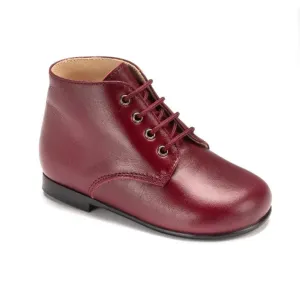 Denis - Bordo Soft Leather Lace for Toddler by Beberlis
