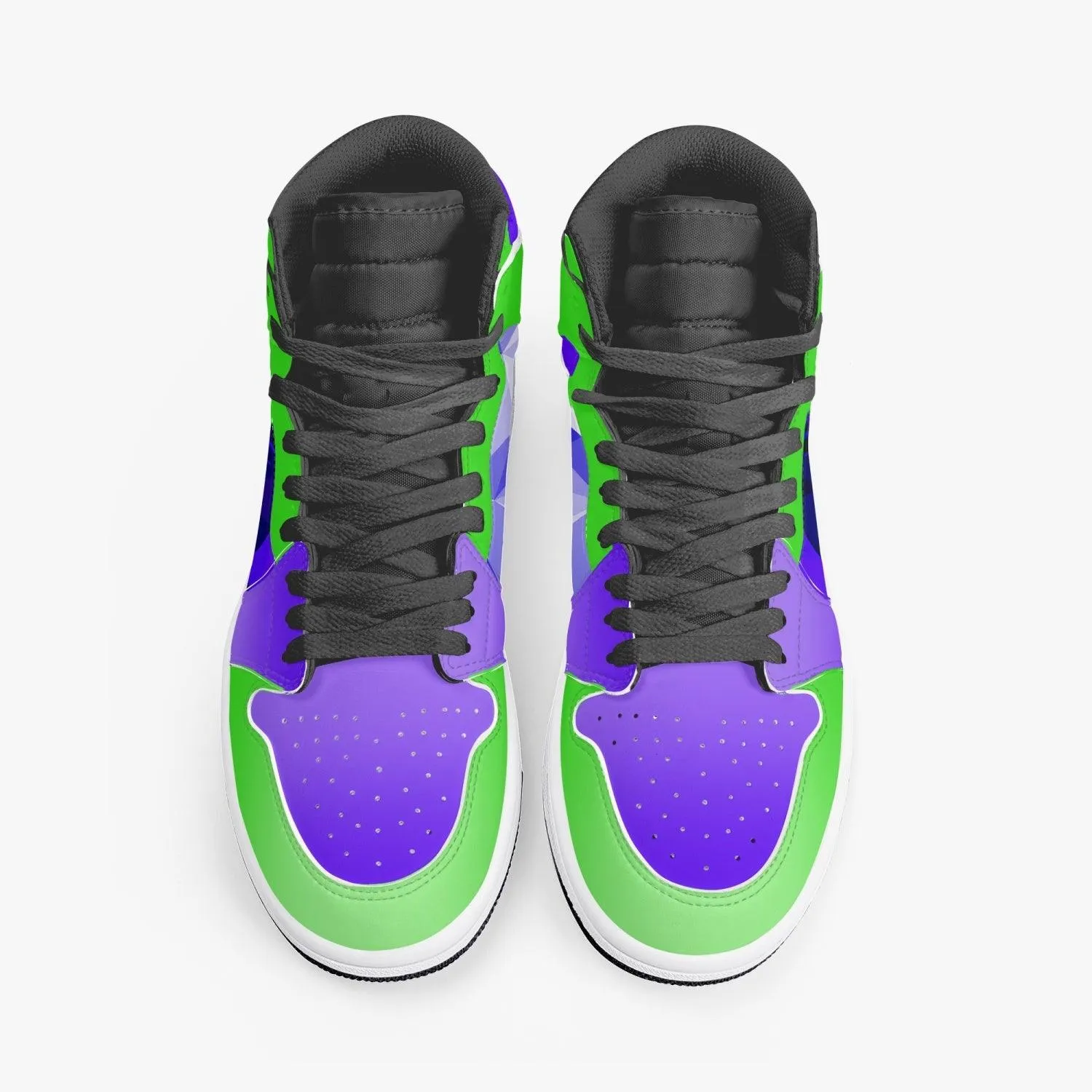 Dororo Hyakkimaru Green/Purple JD1 Mid Anime Shoes