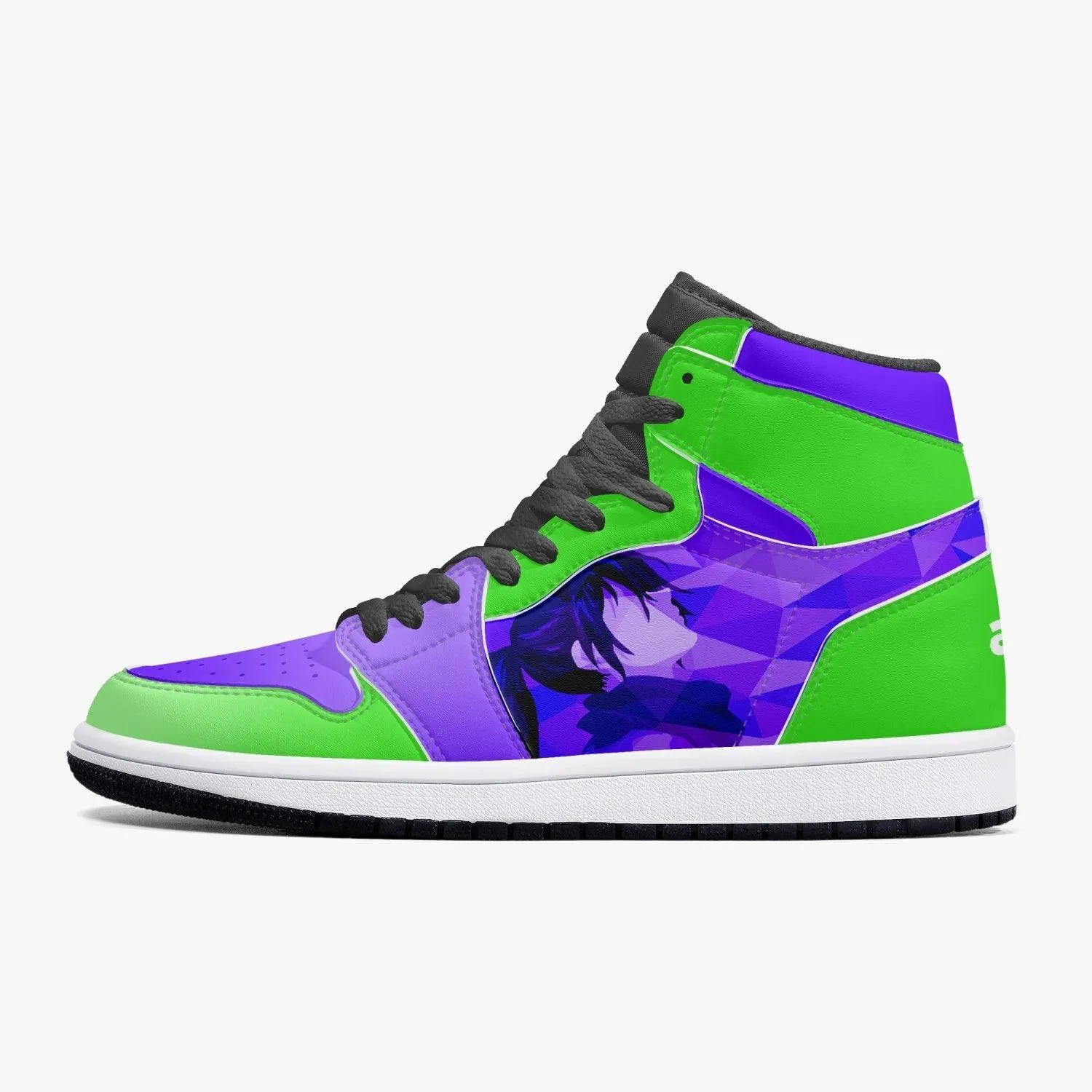 Dororo Hyakkimaru Green/Purple JD1 Mid Anime Shoes
