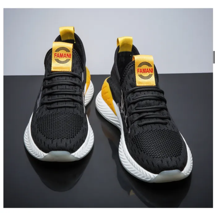 FAMAN COLOR BLOCK KNITTED TRAINERS