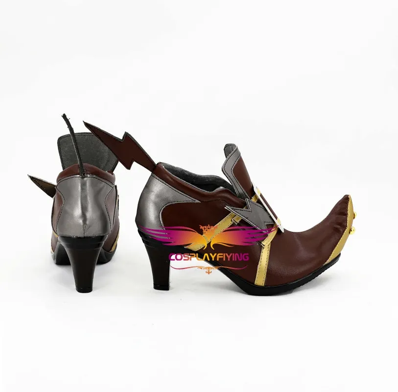 FPS Game OW Overwatch Mercy Angela Ziegler Cosplay Shoes Boots Custom Made for Adult Men and Women Halloween Carnival