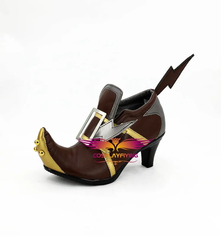 FPS Game OW Overwatch Mercy Angela Ziegler Cosplay Shoes Boots Custom Made for Adult Men and Women Halloween Carnival