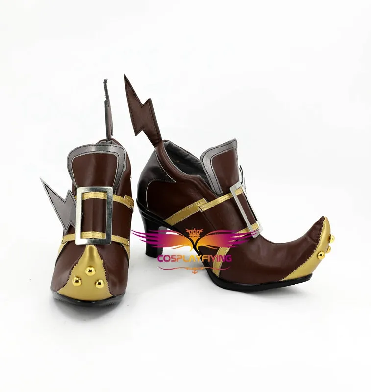 FPS Game OW Overwatch Mercy Angela Ziegler Cosplay Shoes Boots Custom Made for Adult Men and Women Halloween Carnival