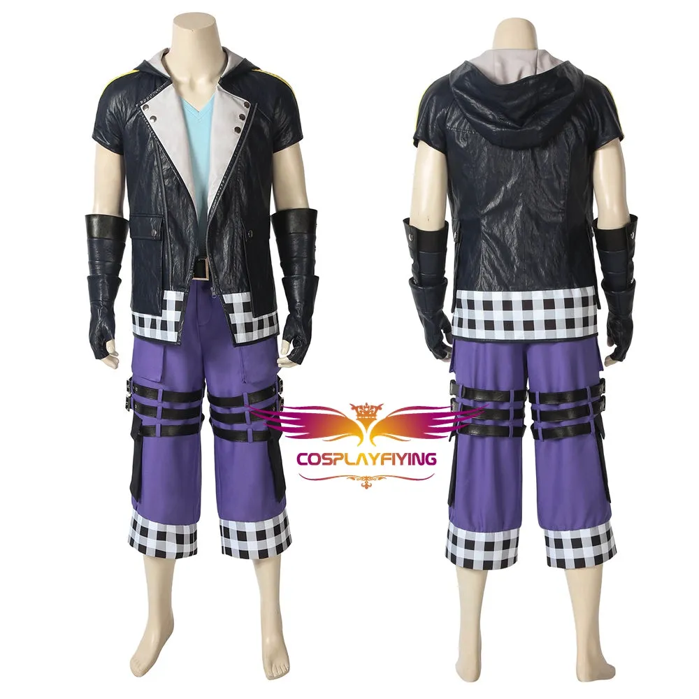Game Kingdom Hearts 3 Riku Cosplay Costume Full Set for Carnival Halloween