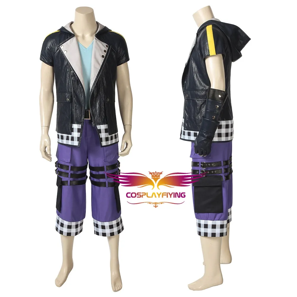 Game Kingdom Hearts 3 Riku Cosplay Costume Full Set for Carnival Halloween