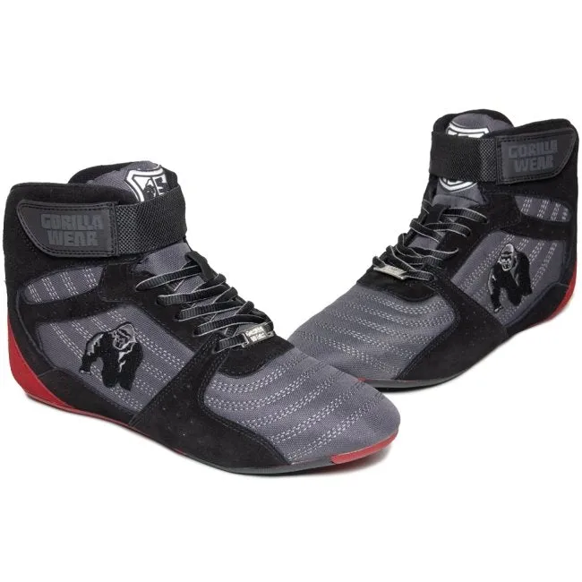 Gorilla Wear Perry High Tops Pro - Grey-Black-Red