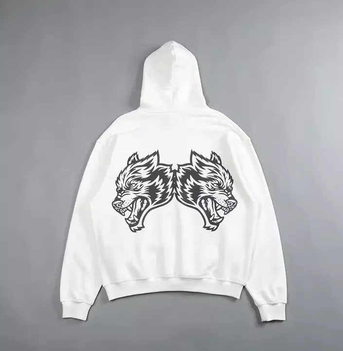 GYM BUDDY WOLF HEAD ACTIVEWEAR OODIE SWEATSHIRT