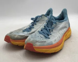 Hoka One One Men's Clifton 8 1119394 SSIF Blue Lace-Up Athletic Shoes - Size 10D