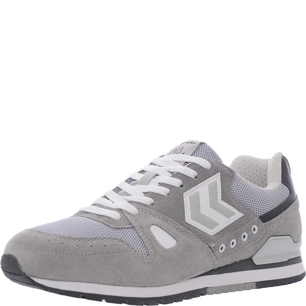 Hummel Men's Grey Marathona Suede Trainers