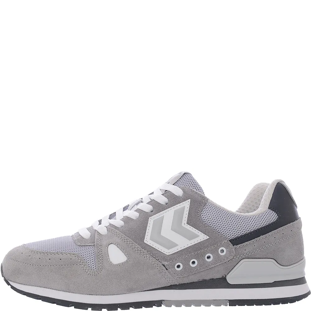 Hummel Men's Grey Marathona Suede Trainers