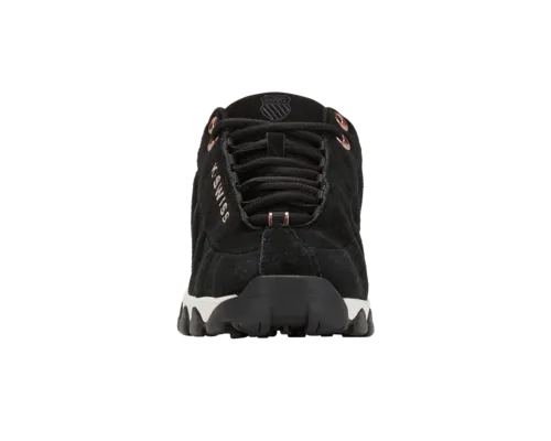 K-Swiss Women's St329 Cmf Sde Black Black Panther Rose Gold Shoes