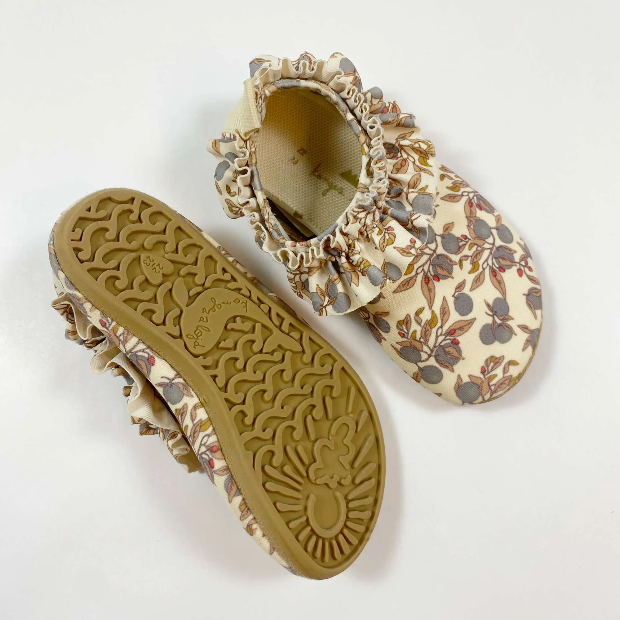 Konges Slojd blueberry print UPV50  swim shoes 22/23