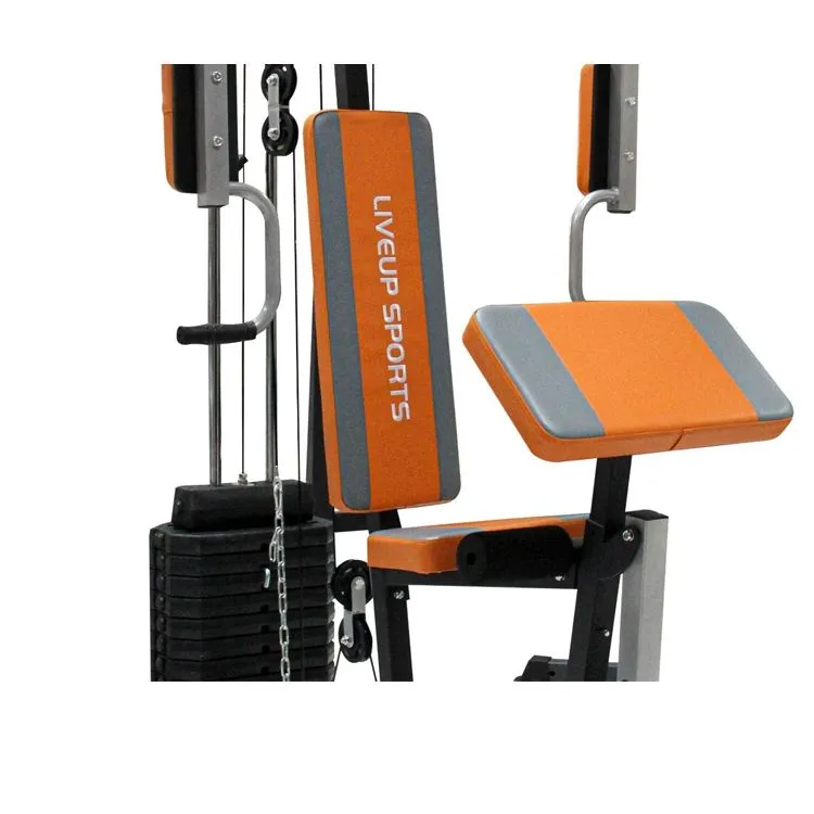 Liveup Sports Single Station Home Gym Silver LS1002