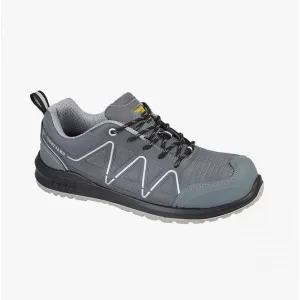 M989F Mens Mesh Composite Safety Trainers Grey