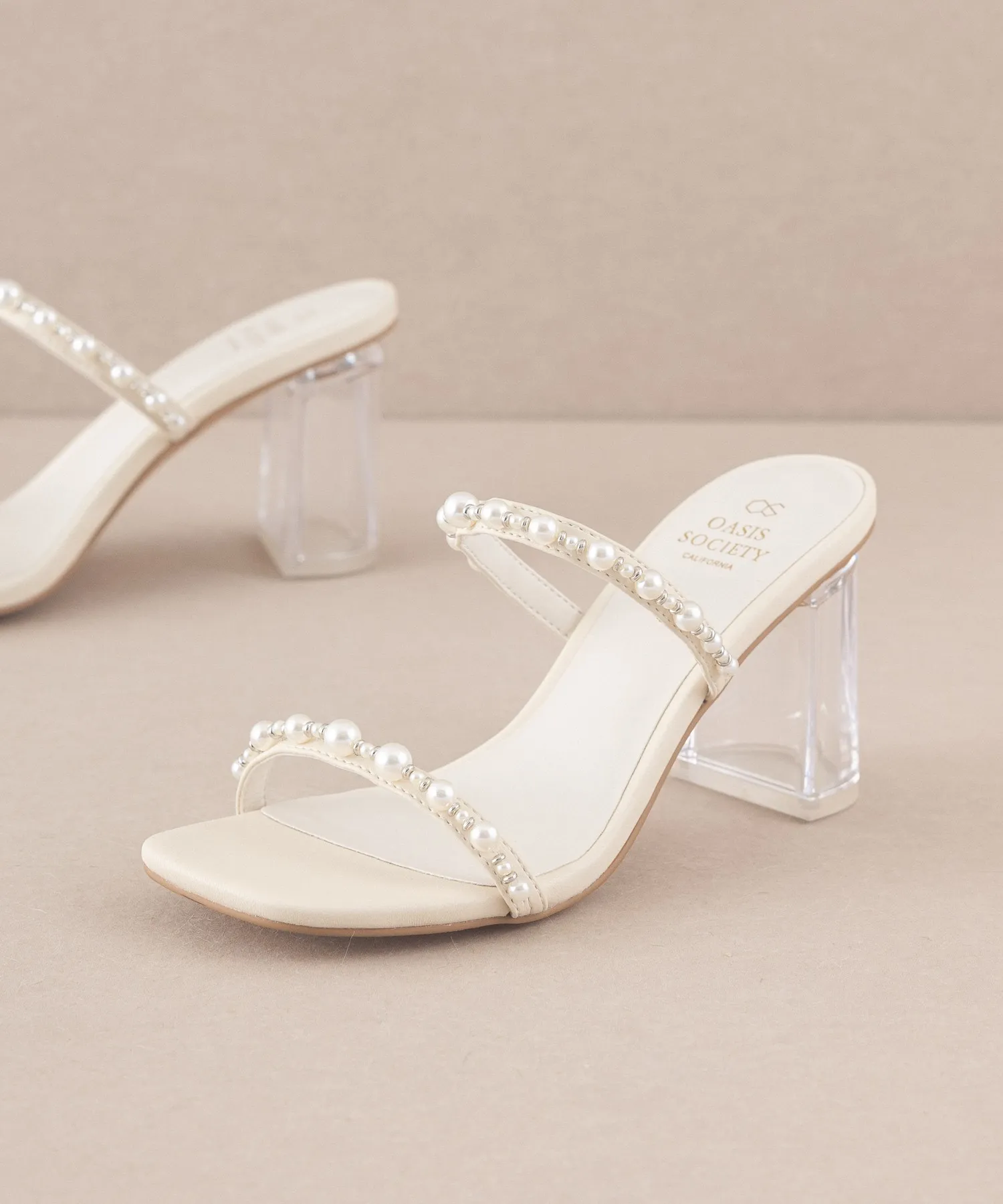 Mae Strappy Pearl Heel