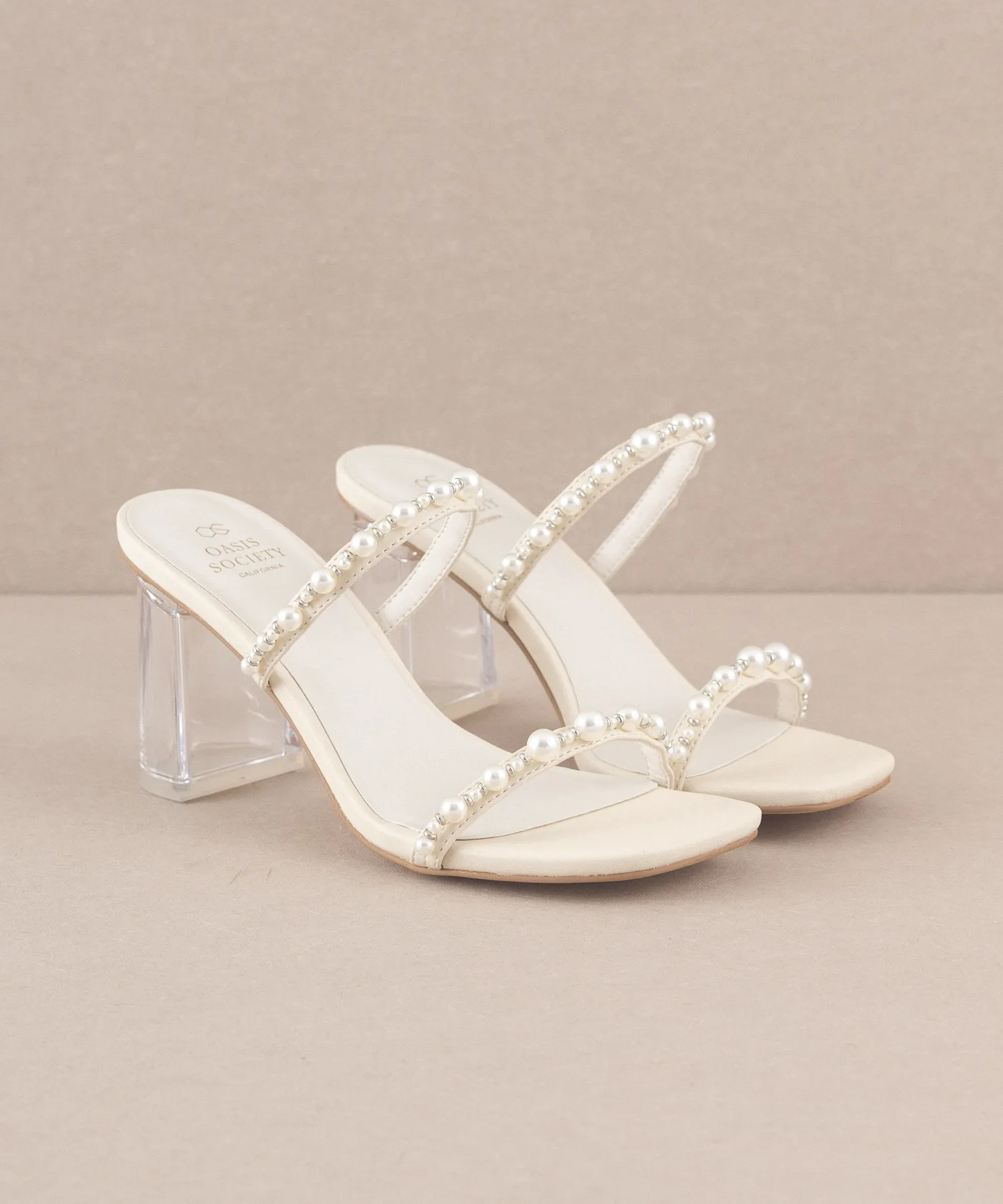 Mae Strappy Pearl Heel