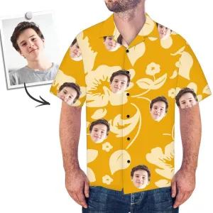 Make Your Own Hawaiian Shirt Gift For Him- Yellow