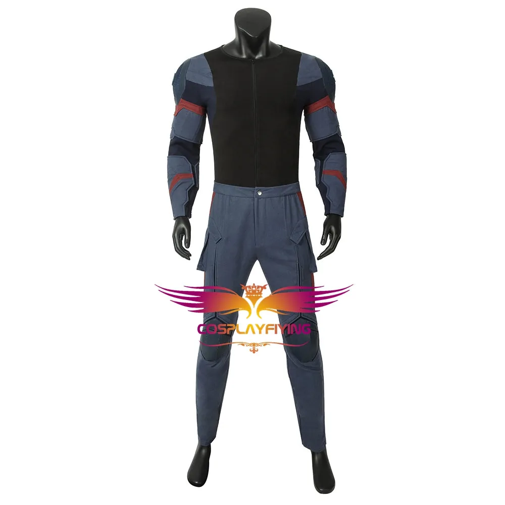 Marvel Comics Avengers: Endgame Captain America Steven Rogers Cosplay Costume for Halloween Carnival