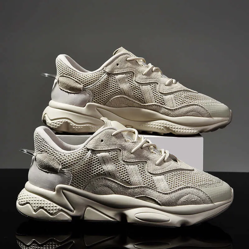 Men's Breathable Running Shoes with Cushioned Sole