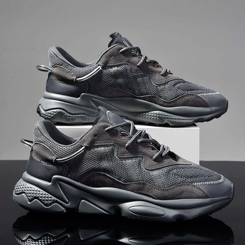 Men's Breathable Running Shoes with Cushioned Sole