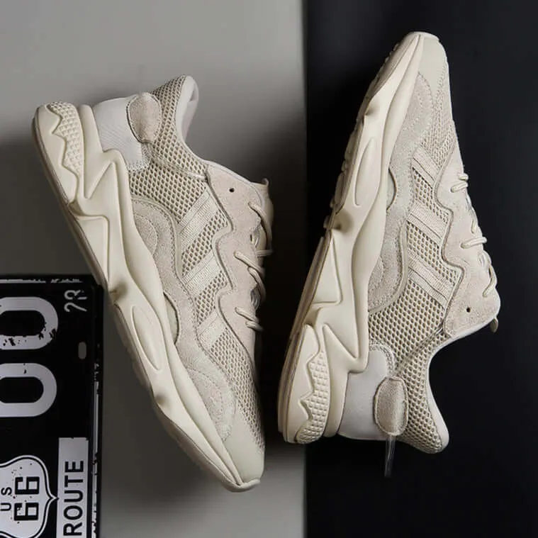 Men's Breathable Running Shoes with Cushioned Sole