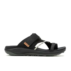 Merrell Terran 4 Post Wrap Sandal in Black