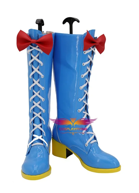 Movie My Little Pony: The Movie Pinkie Pie Cosplay Shoes Boots Custom Made for Adult Men and Women Halloween Carnival