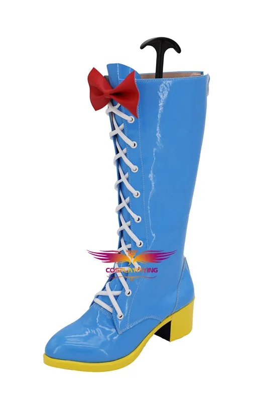 Movie My Little Pony: The Movie Pinkie Pie Cosplay Shoes Boots Custom Made for Adult Men and Women Halloween Carnival