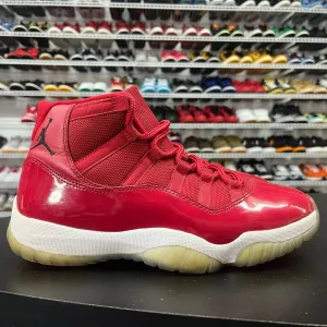 Nike Jordan 11 Retro Win Like 96 Red 378037-623 Men's Size 8.5