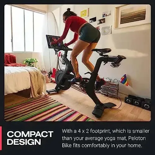Original Peloton Bike | Indoor Stationary Bike, 22" HD Touchscreen